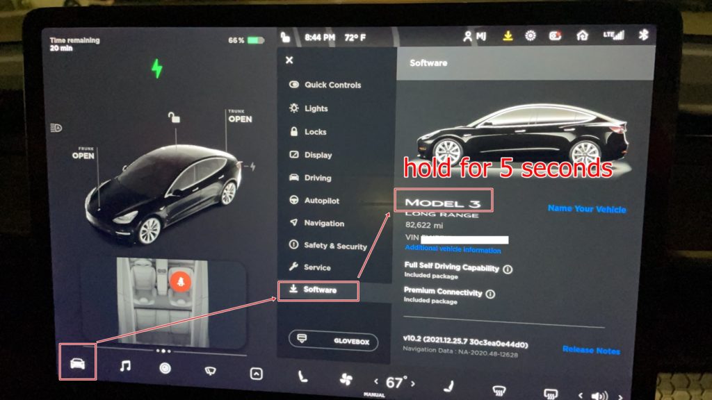 Tesla model deals 3 dyno mode